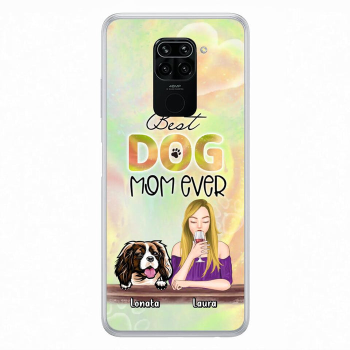 Custom Personalized Pet Mom Phone Case - Gift Idea For Dog/Cat Lovers/Pet Mom - Upto 4 Dogs/Cats - Best Dog Mom Ever - Case For Oppo/Xiaomi/Huawei