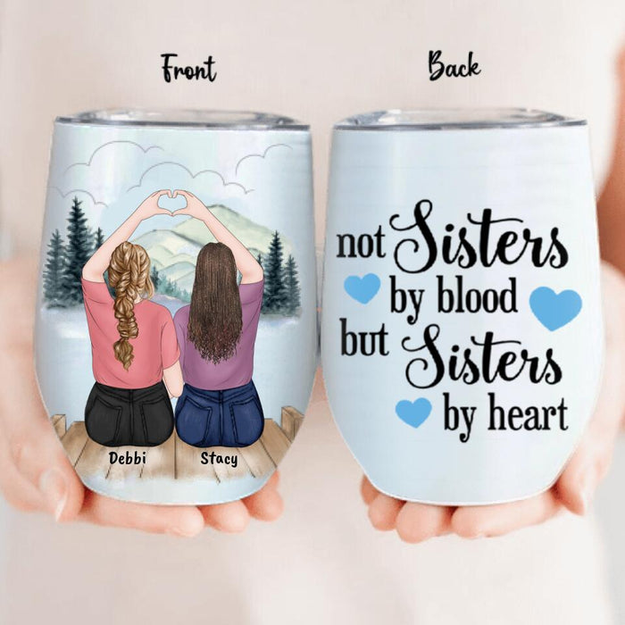 Custom Personalized Friend Wine Tumbler - 2 Besties - Gift For Friends