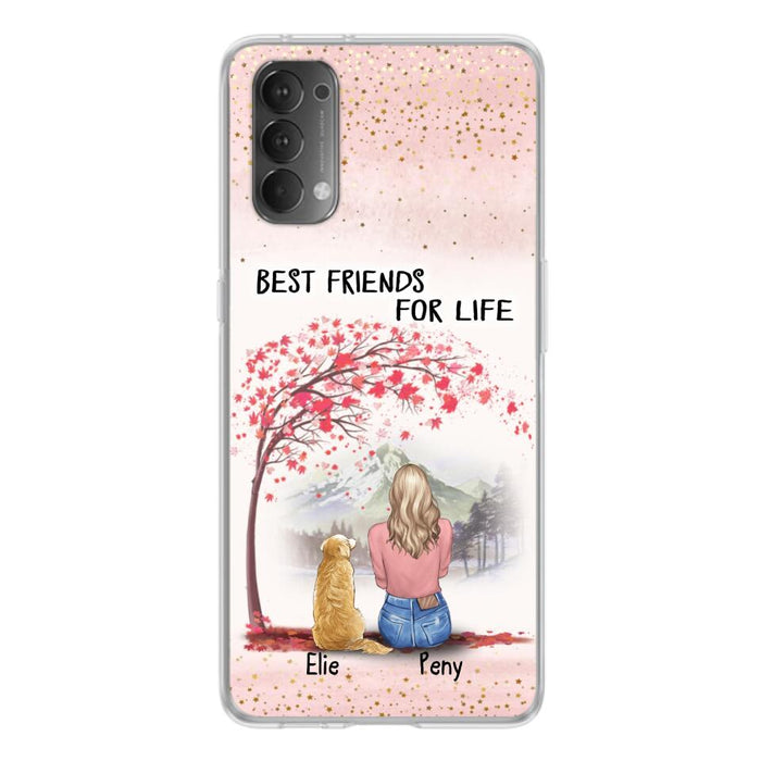 Personalized Pet Mom Phone Case - Mom With Upto 5 Pets - Best Friends For Life - Phone Case For Xiaomi, Oppo And Huawei