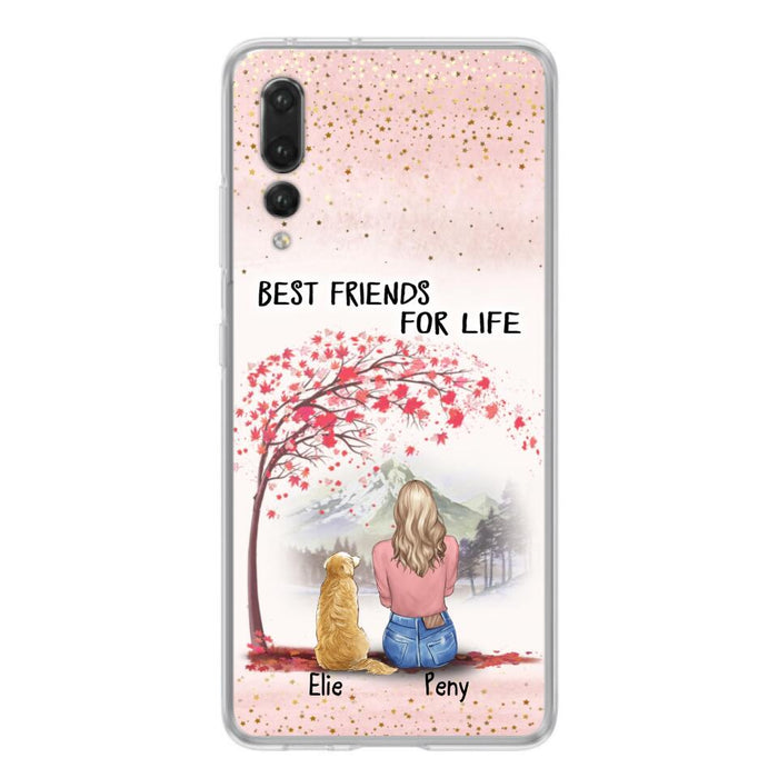 Personalized Pet Mom Phone Case - Mom With Upto 5 Pets - Best Friends For Life - Phone Case For Xiaomi, Oppo And Huawei