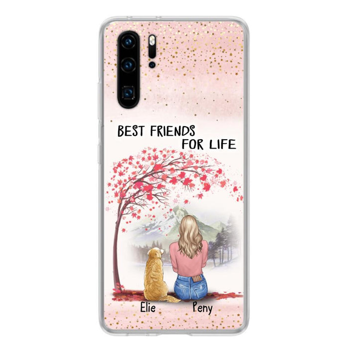 Personalized Pet Mom Phone Case - Mom With Upto 5 Pets - Best Friends For Life - Phone Case For Xiaomi, Oppo And Huawei