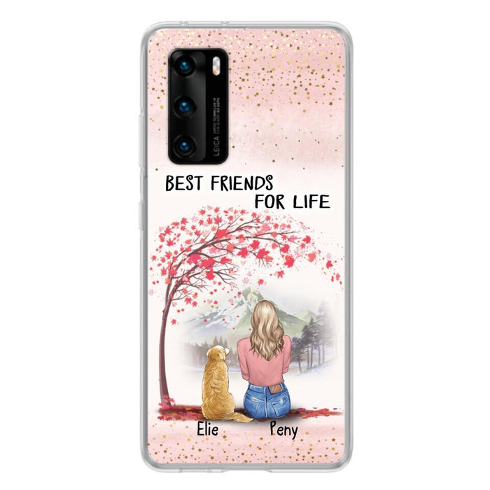 Personalized Pet Mom Phone Case - Mom With Upto 5 Pets - Best Friends For Life - Phone Case For Xiaomi, Oppo And Huawei