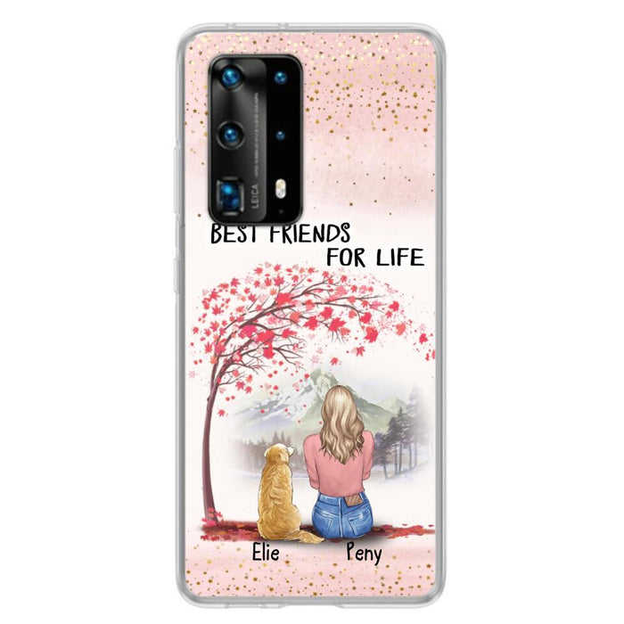 Personalized Pet Mom Phone Case - Mom With Upto 5 Pets - Best Friends For Life - Phone Case For Xiaomi, Oppo And Huawei