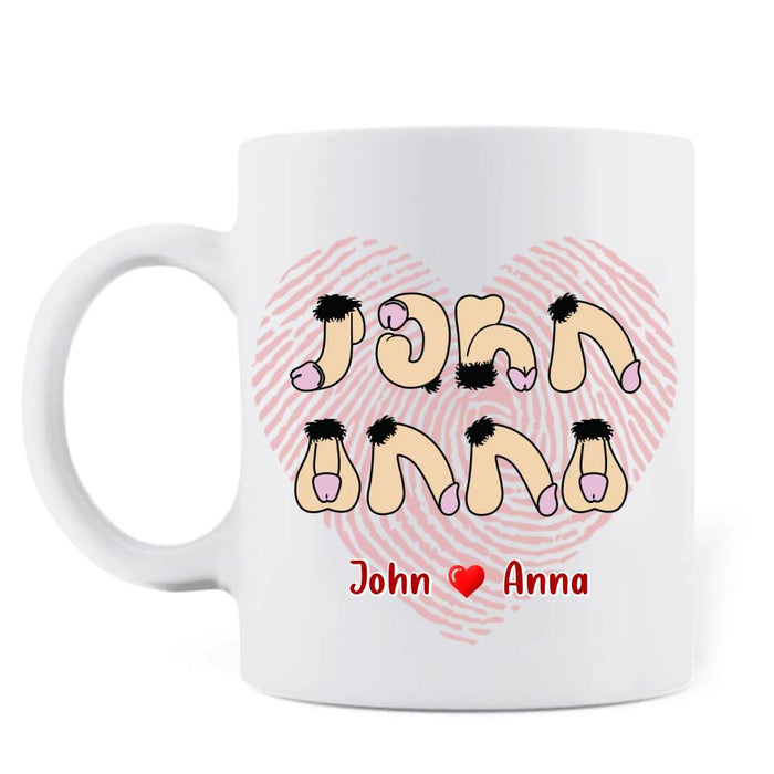 Custom Personalized Coffee Mug - Valentine's Day Gift For Him/ Her - I Licked It So It's Mine