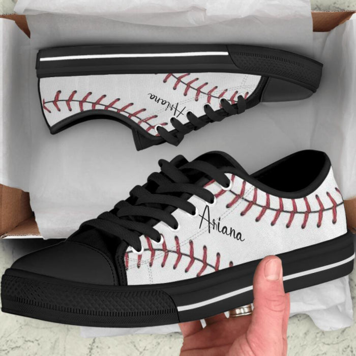 Custom Personalized Baseball Sneakers - Best Gift Idea For Baseball Lovers