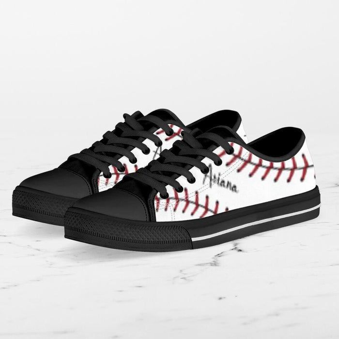 Custom Personalized Baseball Sneakers - Best Gift Idea For Baseball Lovers