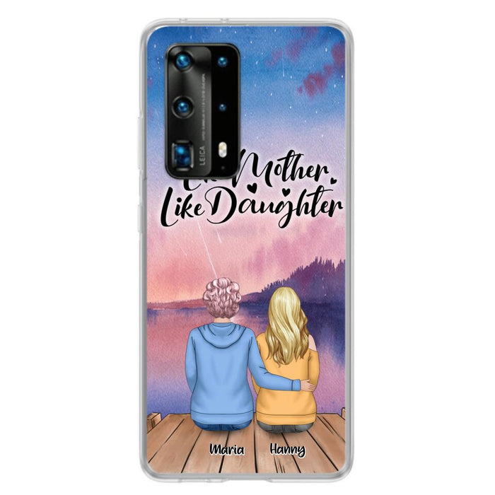 Custom Personalized Mom Phone Case - Gifts For Dog Lovers With Upto 3 Dogs - Like Mother Like Daughter