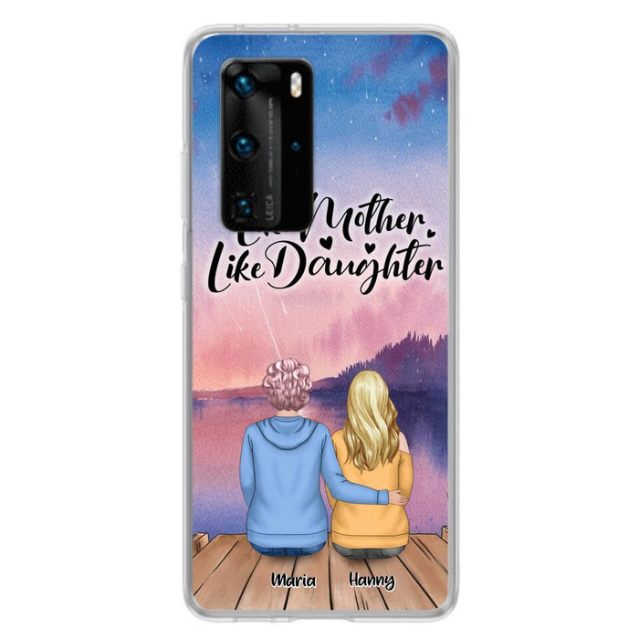 Custom Personalized Mom Phone Case - Gifts For Dog Lovers With Upto 3 Dogs - Like Mother Like Daughter