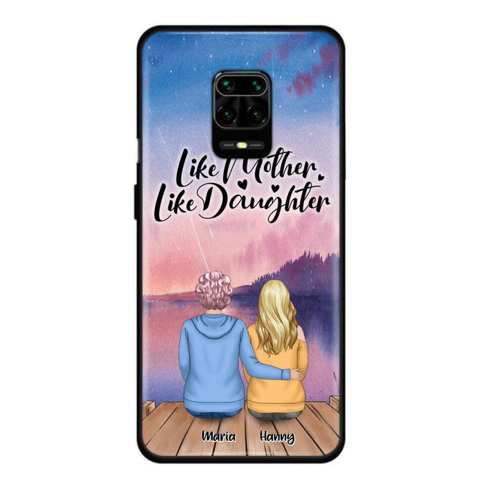 Custom Personalized Mom Phone Case - Gifts For Dog Lovers With Upto 3 Dogs - Like Mother Like Daughter