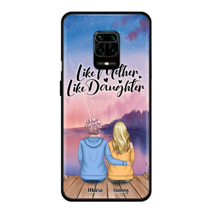 Custom Personalized Mom Phone Case - Gifts For Dog Lovers With Upto 3 Dogs - Like Mother Like Daughter