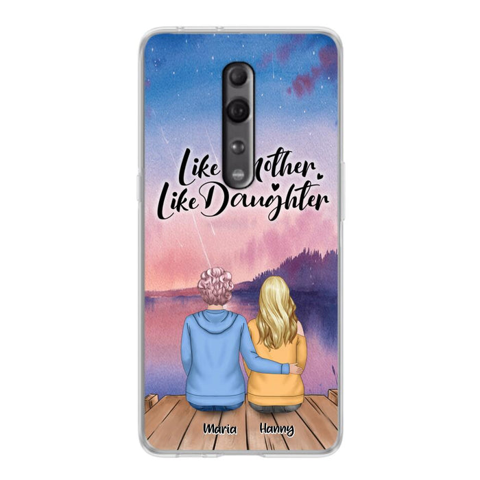 Custom Personalized Mom Phone Case - Gifts For Dog Lovers With Upto 3 Dogs - Like Mother Like Daughter