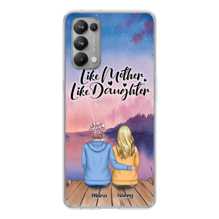 Custom Personalized Mom Phone Case - Gifts For Dog Lovers With Upto 3 Dogs - Like Mother Like Daughter