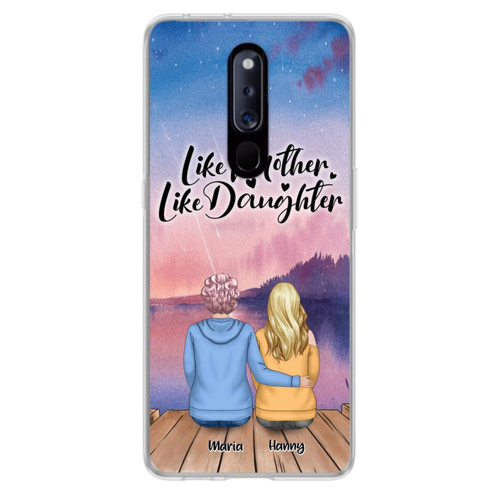 Custom Personalized Mom Phone Case - Gifts For Dog Lovers With Upto 3 Dogs - Like Mother Like Daughter