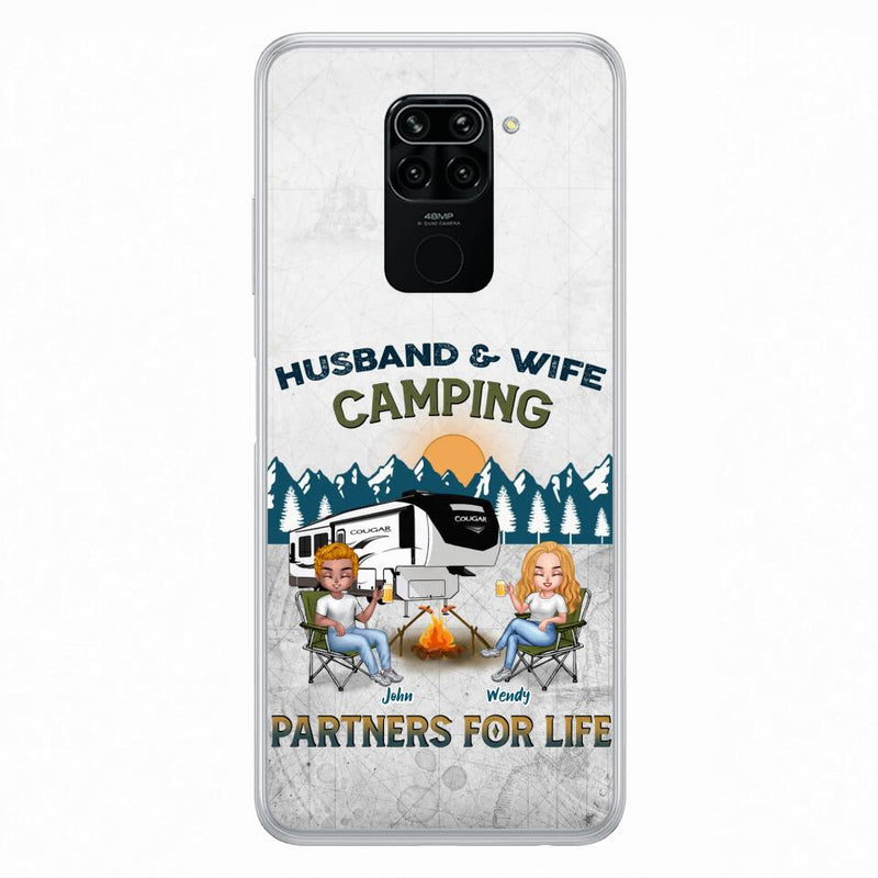 Personalized Camping Friends/Couple Phone Case For Xiaomi/Oppo/Huawei - Up to 7 People - Gift Idea For Friends/Camping Lover - Husband & Wife Camping Partners For Life