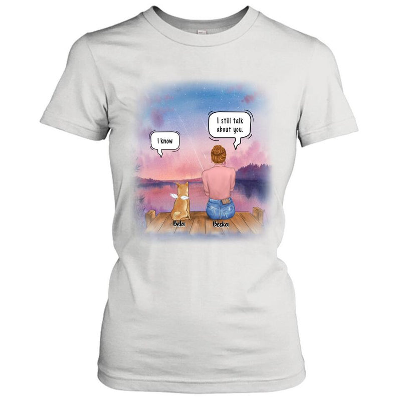 Personalized Dog Mom T-Shirt - Up to 4 Pets - Gift Idea For Pet Lover - FXVV9O