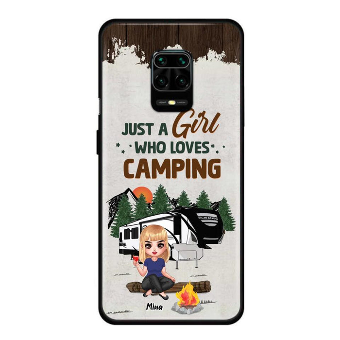 Custom Personalized Camping Girl Phone Case - Gift Idea For Camping Lover/ Mother's Day Gift - Just A Girl Who Loves Camping - Case For Xiaomi/ Oppo/ Huawei