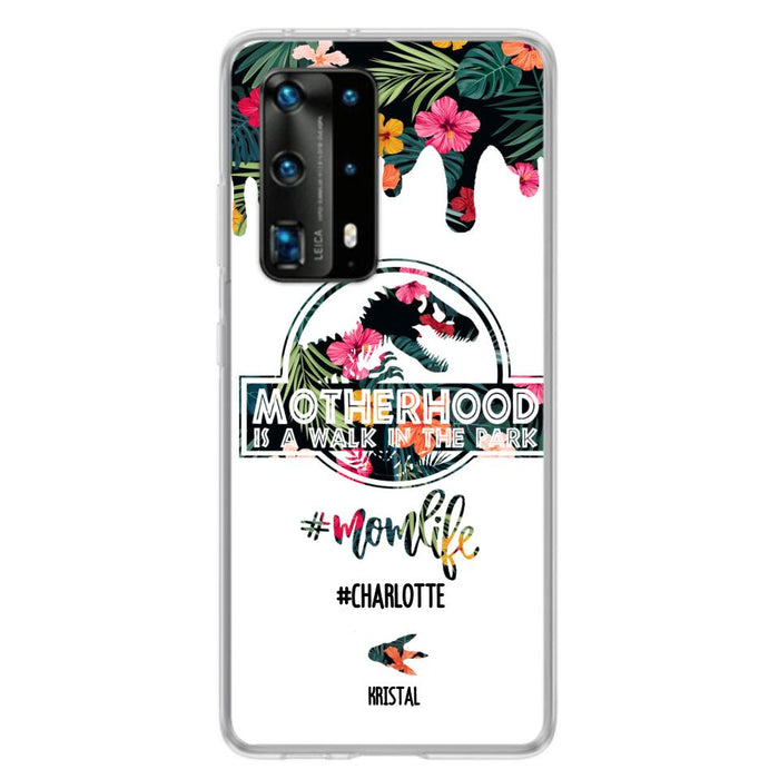 Custom Personalized Mama Dinosaur Phone Case - Best Gift For Mothers - Phone Case For Xiaomi, Oppo And Huawei - 2QCGS1