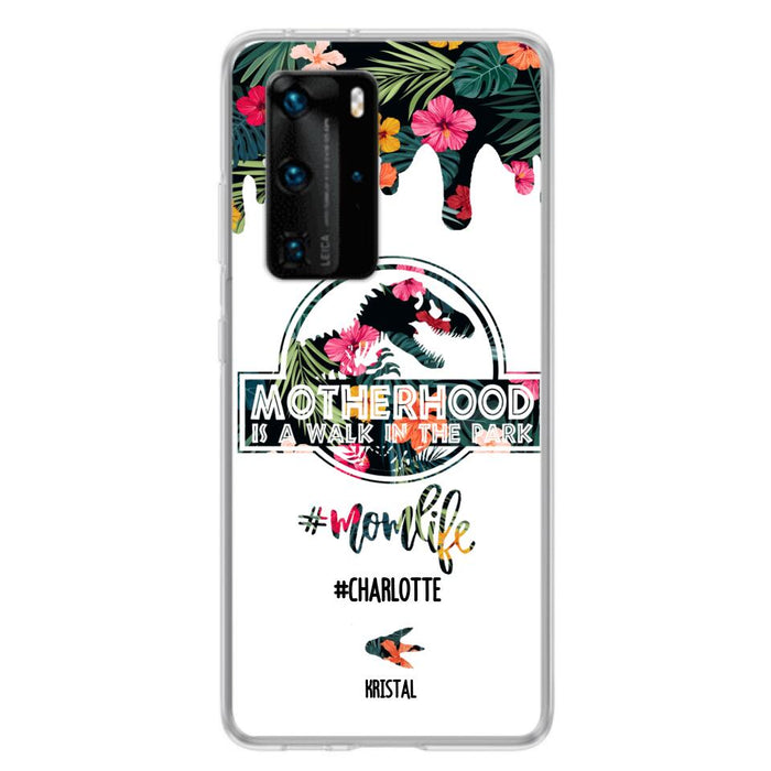 Custom Personalized Mama Dinosaur Phone Case - Best Gift For Mothers - Phone Case For Xiaomi, Oppo And Huawei - 2QCGS1