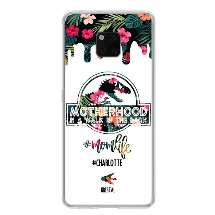 Custom Personalized Mama Dinosaur Phone Case - Best Gift For Mothers - Phone Case For Xiaomi, Oppo And Huawei - 2QCGS1