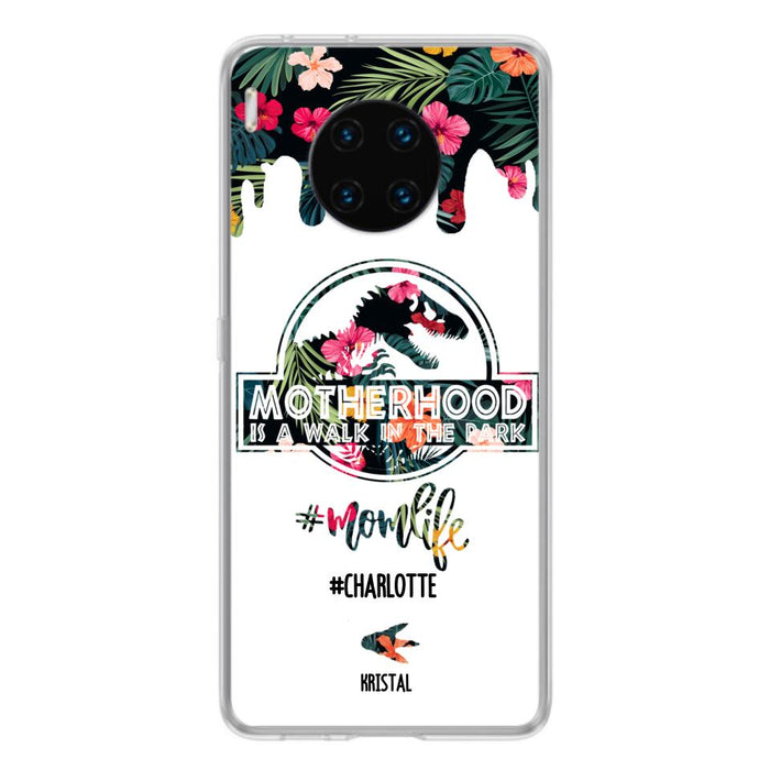 Custom Personalized Mama Dinosaur Phone Case - Best Gift For Mothers - Phone Case For Xiaomi, Oppo And Huawei - 2QCGS1