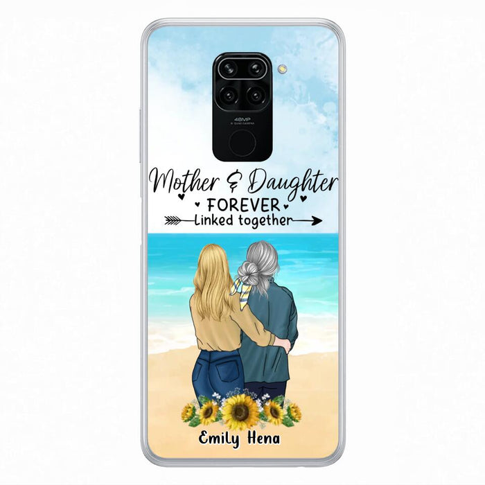 Custom Personalized Mom & Daughter Phone Case - Mother's Day Gift Idea From Daughter - Mother & Daughter Forever Linked Together - Cases For Oppo/Xiaomi/Huawei