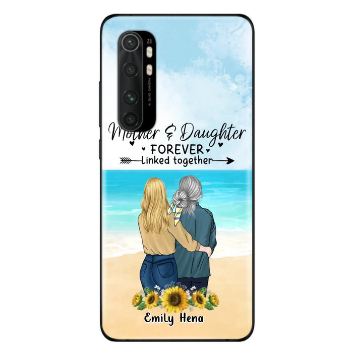 Custom Personalized Mom & Daughter Phone Case - Mother's Day Gift Idea From Daughter - Mother & Daughter Forever Linked Together - Cases For Oppo/Xiaomi/Huawei