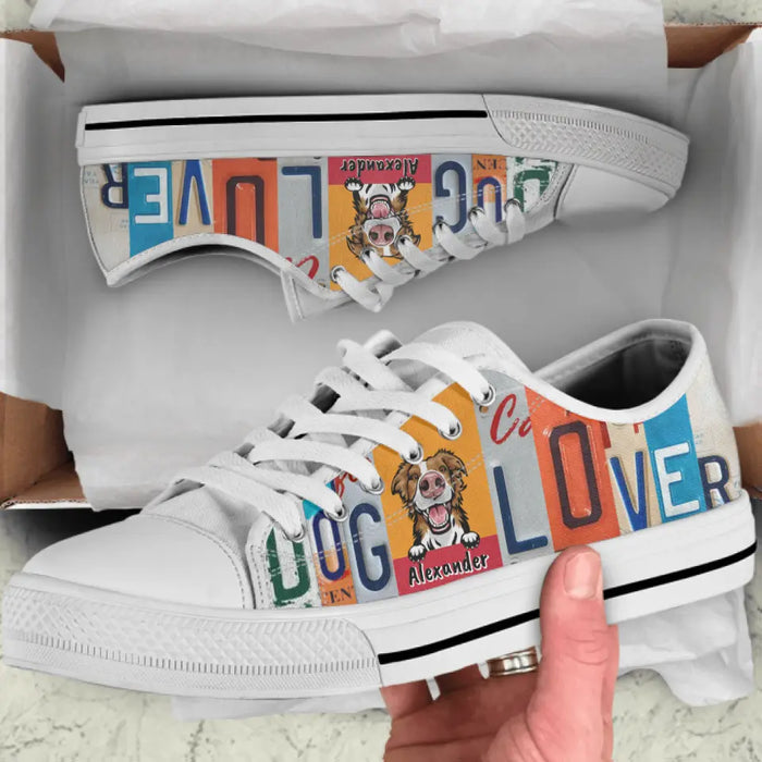 Custom Personalized Dog Lover Sneakers - A13BAR