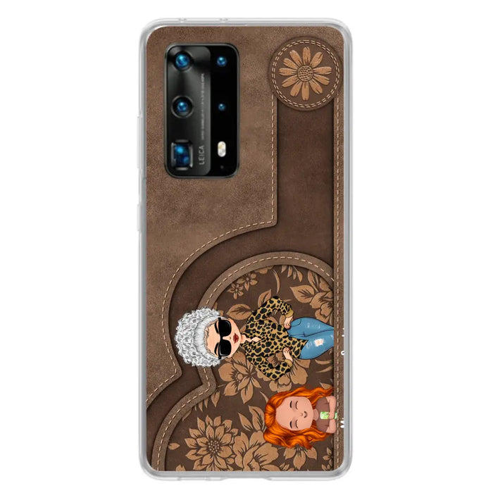 Custom Personalized Grandma Phone Case - Up to 5 Kids - Gift Idea For Grandma/Mother's Day - Case For Xiaomi/ Oppo/ Huawei