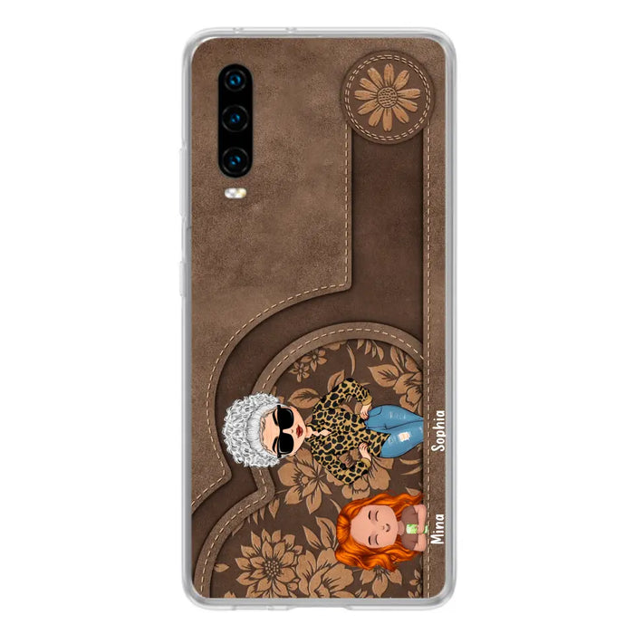 Custom Personalized Grandma Phone Case - Up to 5 Kids - Gift Idea For Grandma/Mother's Day - Case For Xiaomi/ Oppo/ Huawei