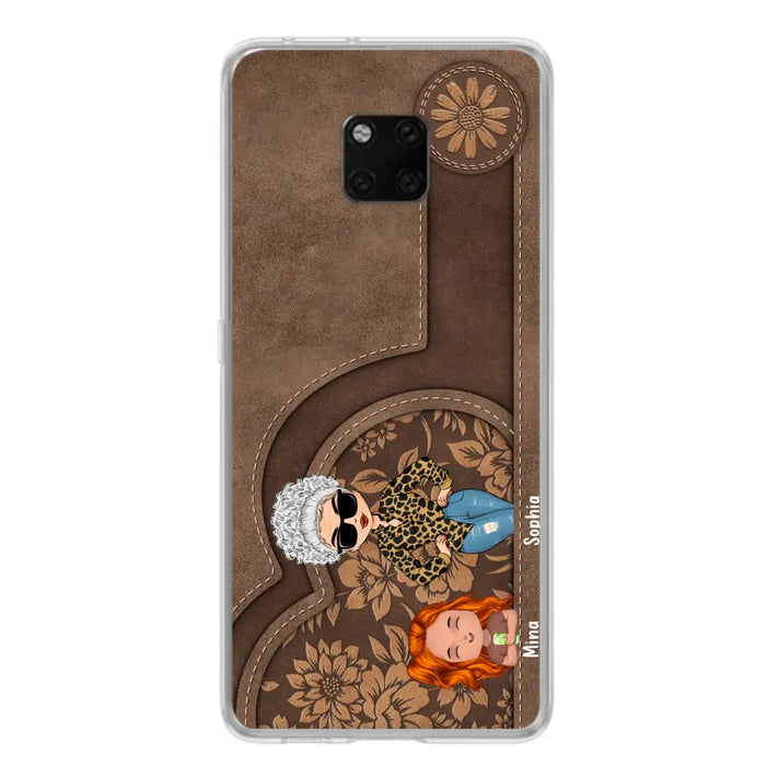 Custom Personalized Grandma Phone Case - Up to 5 Kids - Gift Idea For Grandma/Mother's Day - Case For Xiaomi/ Oppo/ Huawei