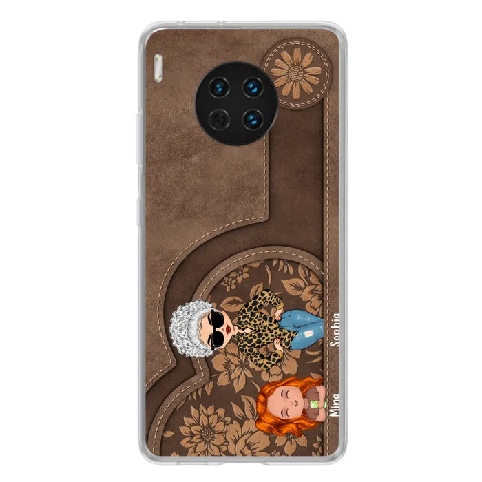 Custom Personalized Grandma Phone Case - Up to 5 Kids - Gift Idea For Grandma/Mother's Day - Case For Xiaomi/ Oppo/ Huawei