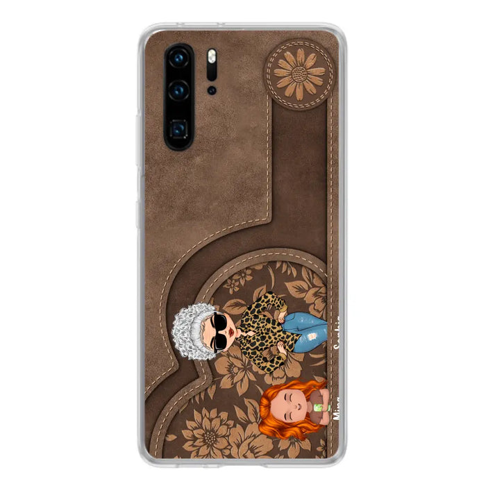 Custom Personalized Grandma Phone Case - Up to 5 Kids - Gift Idea For Grandma/Mother's Day - Case For Xiaomi/ Oppo/ Huawei