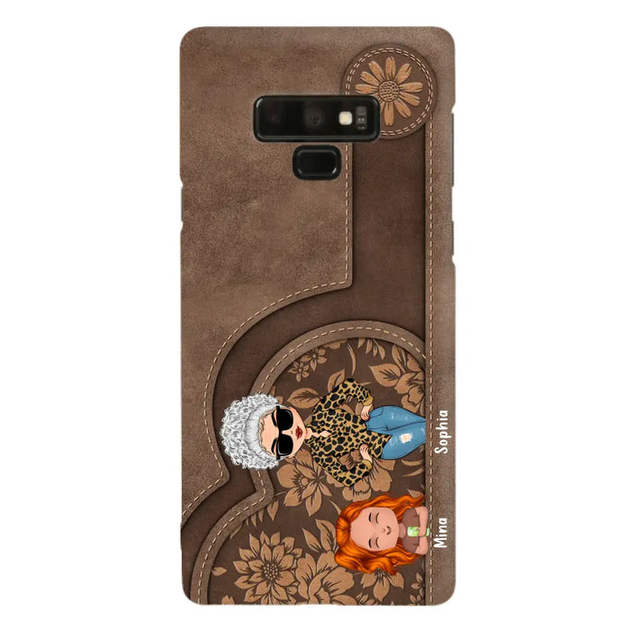 Custom Personalized Grandma Phone Case - Up to 5 Kids - Gift Idea For Grandma/Mother's Day - Case For iPhone And Samsung