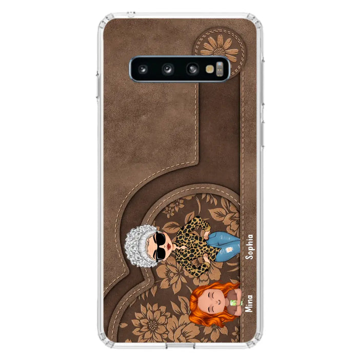 Custom Personalized Grandma Phone Case - Up to 5 Kids - Gift Idea For Grandma/Mother's Day - Case For iPhone And Samsung