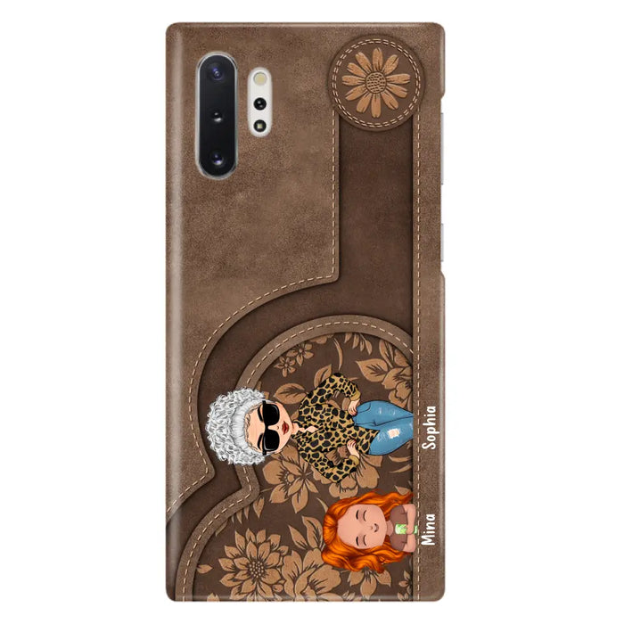 Custom Personalized Grandma Phone Case - Up to 5 Kids - Gift Idea For Grandma/Mother's Day - Case For iPhone And Samsung