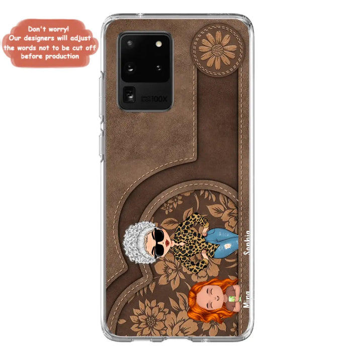 Custom Personalized Grandma Phone Case - Up to 5 Kids - Gift Idea For Grandma/Mother's Day - Case For iPhone And Samsung