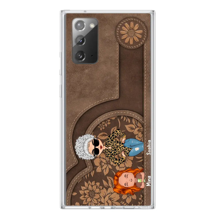 Custom Personalized Grandma Phone Case - Up to 5 Kids - Gift Idea For Grandma/Mother's Day - Case For iPhone And Samsung