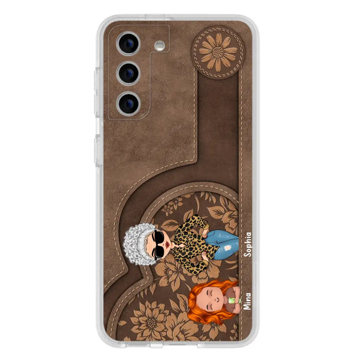 Custom Personalized Grandma Phone Case - Up to 5 Kids - Gift Idea For Grandma/Mother's Day - Case For iPhone And Samsung