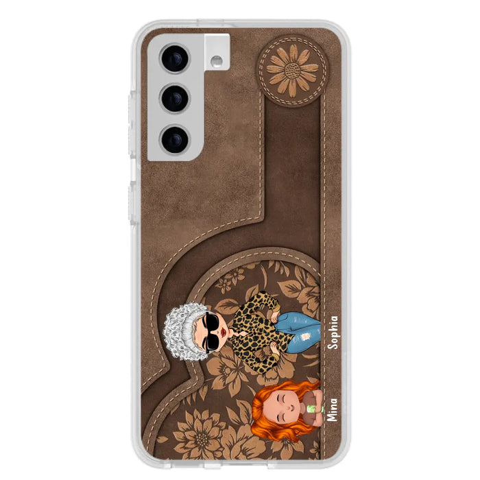 Custom Personalized Grandma Phone Case - Up to 5 Kids - Gift Idea For Grandma/Mother's Day - Case For iPhone And Samsung