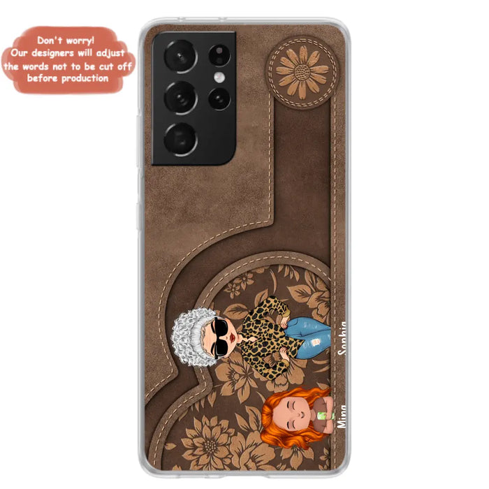 Custom Personalized Grandma Phone Case - Up to 5 Kids - Gift Idea For Grandma/Mother's Day - Case For iPhone And Samsung