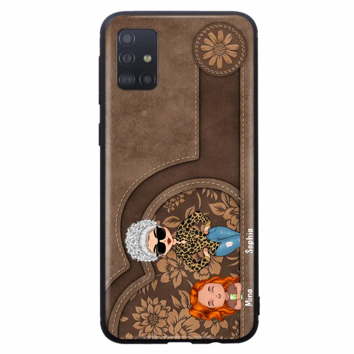 Custom Personalized Grandma Phone Case - Up to 5 Kids - Gift Idea For Grandma/Mother's Day - Case For iPhone And Samsung