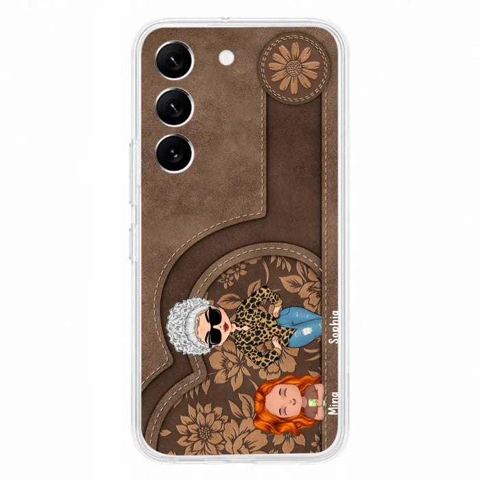 Custom Personalized Grandma Phone Case - Up to 5 Kids - Gift Idea For Grandma/Mother's Day - Case For iPhone And Samsung