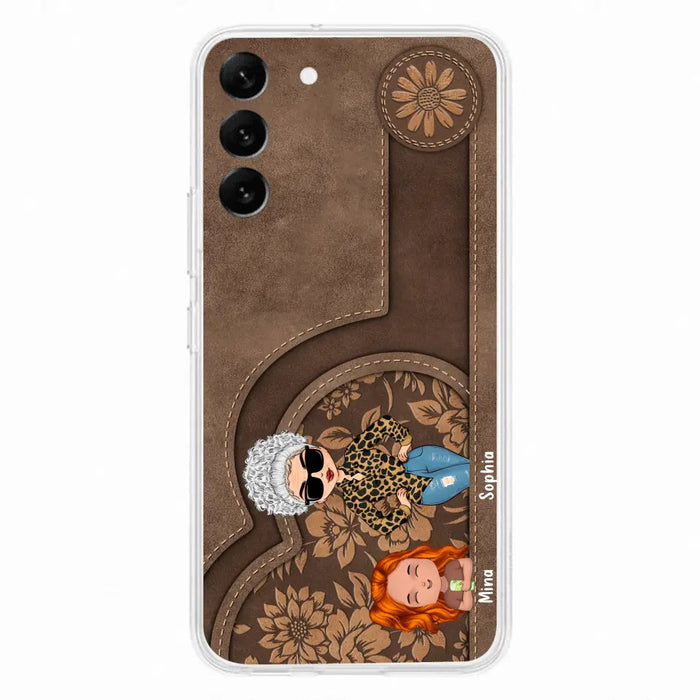 Custom Personalized Grandma Phone Case - Up to 5 Kids - Gift Idea For Grandma/Mother's Day - Case For iPhone And Samsung