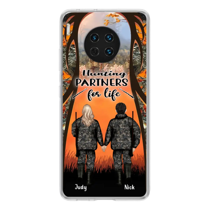 Custom Personalized Hunting Phone Case - Gift Idea For Couple/Hunting Lovers - Hunting Partners For Life - Case for Xiaomi/Huawei/Oppo