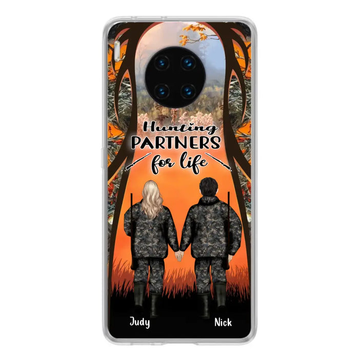 Custom Personalized Hunting Phone Case - Gift Idea For Couple/Hunting Lovers - Hunting Partners For Life - Case for Xiaomi/Huawei/Oppo