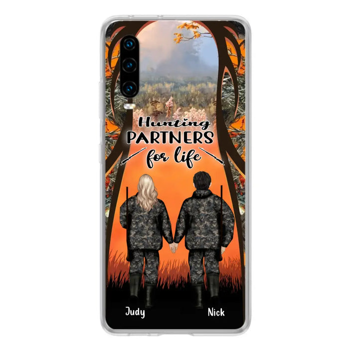 Custom Personalized Hunting Phone Case - Gift Idea For Couple/Hunting Lovers - Hunting Partners For Life - Case for Xiaomi/Huawei/Oppo