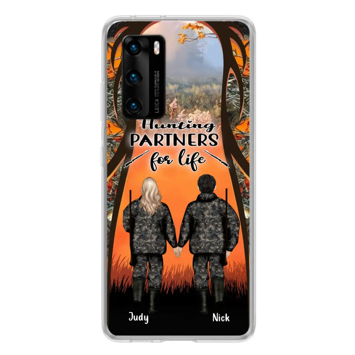 Custom Personalized Hunting Phone Case - Gift Idea For Couple/Hunting Lovers - Hunting Partners For Life - Case for Xiaomi/Huawei/Oppo