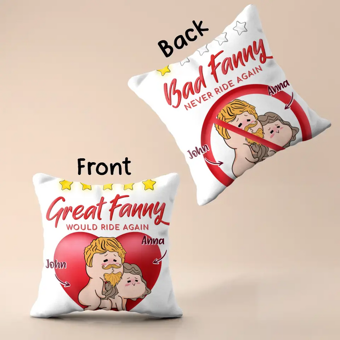 Custom Personalized Funny 2-Sided Printing Pillow Cover  - Gift Idea For Lovers - Great Fanny Would Ride Again