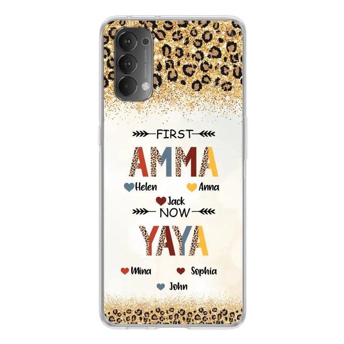 Personalized Grandma Phone Case - Upto 4 Kids And 8 Grandkids - Mother's Day Gift Idea for Grandma - First Mom Now Nana Kid And Grandkids - Cases For Xiaomi/ Oppo/ Huawei