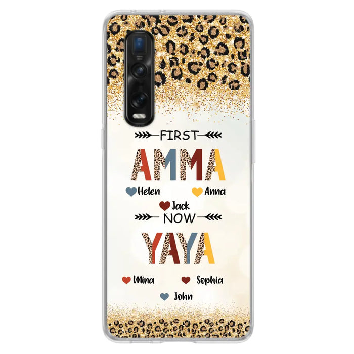 Personalized Grandma Phone Case - Upto 4 Kids And 8 Grandkids - Mother's Day Gift Idea for Grandma - First Mom Now Nana Kid And Grandkids - Cases For Xiaomi/ Oppo/ Huawei